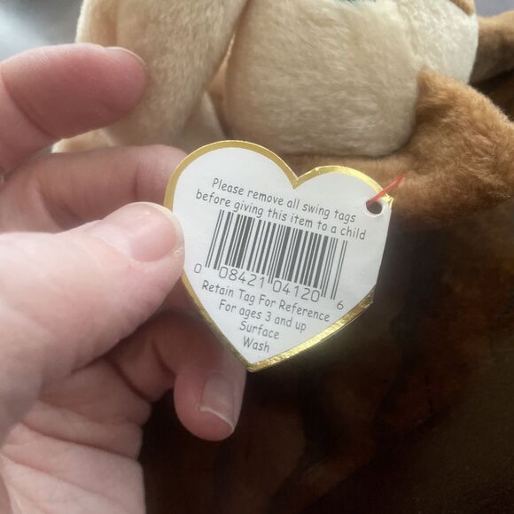 Ty Snip The Siamese Cat 1996 Beanie Baby Mint Tag With Tag Protector - Picture 5 of 13